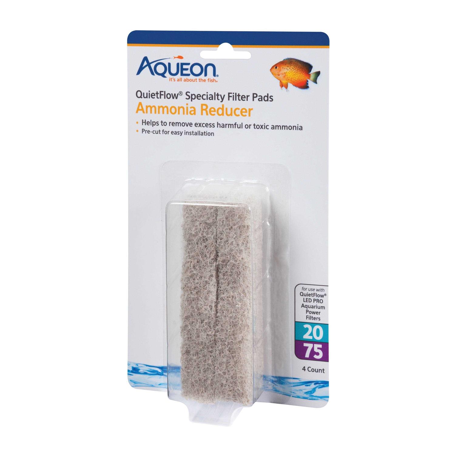 Aqueon QuietFlow Specialty Ammonia Reducer Filter Pads