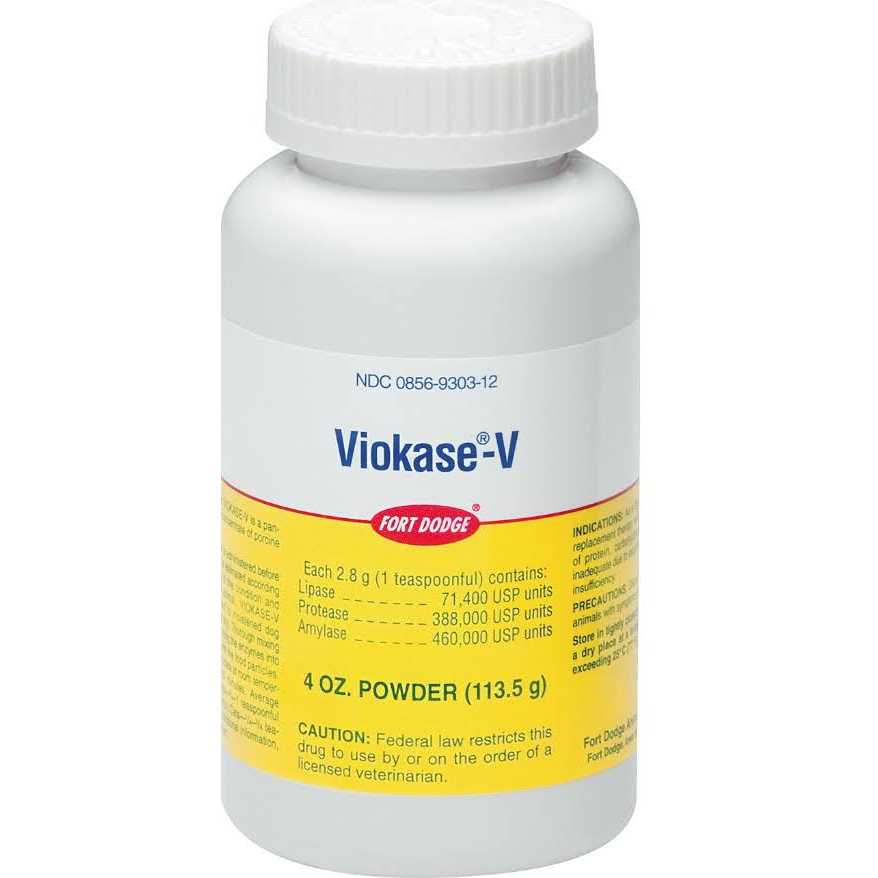 Viokase-V Powder for Dogs & Cats