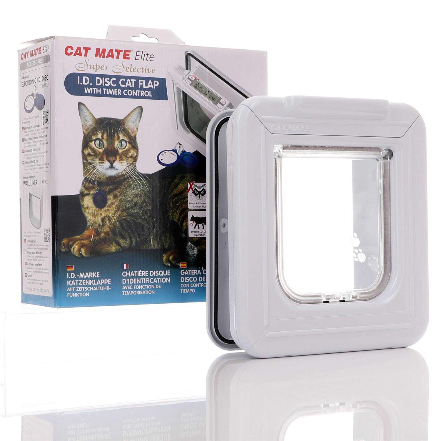 Cat Mate Elite I.D. Disc Cat Door with Timer Control