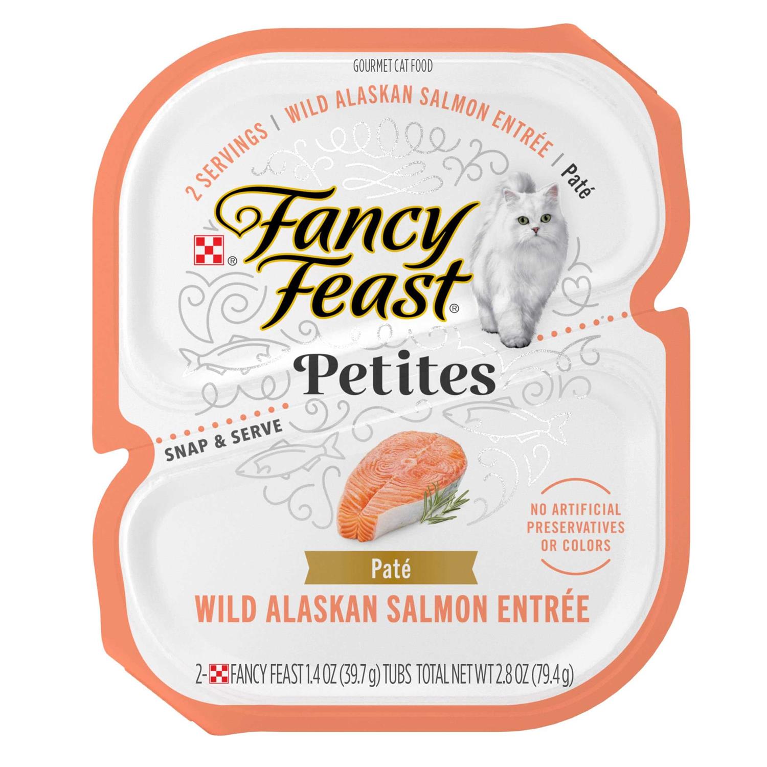 Fancy Feast Petites Wild Alaskan Salmon Pate Wet Cat Food