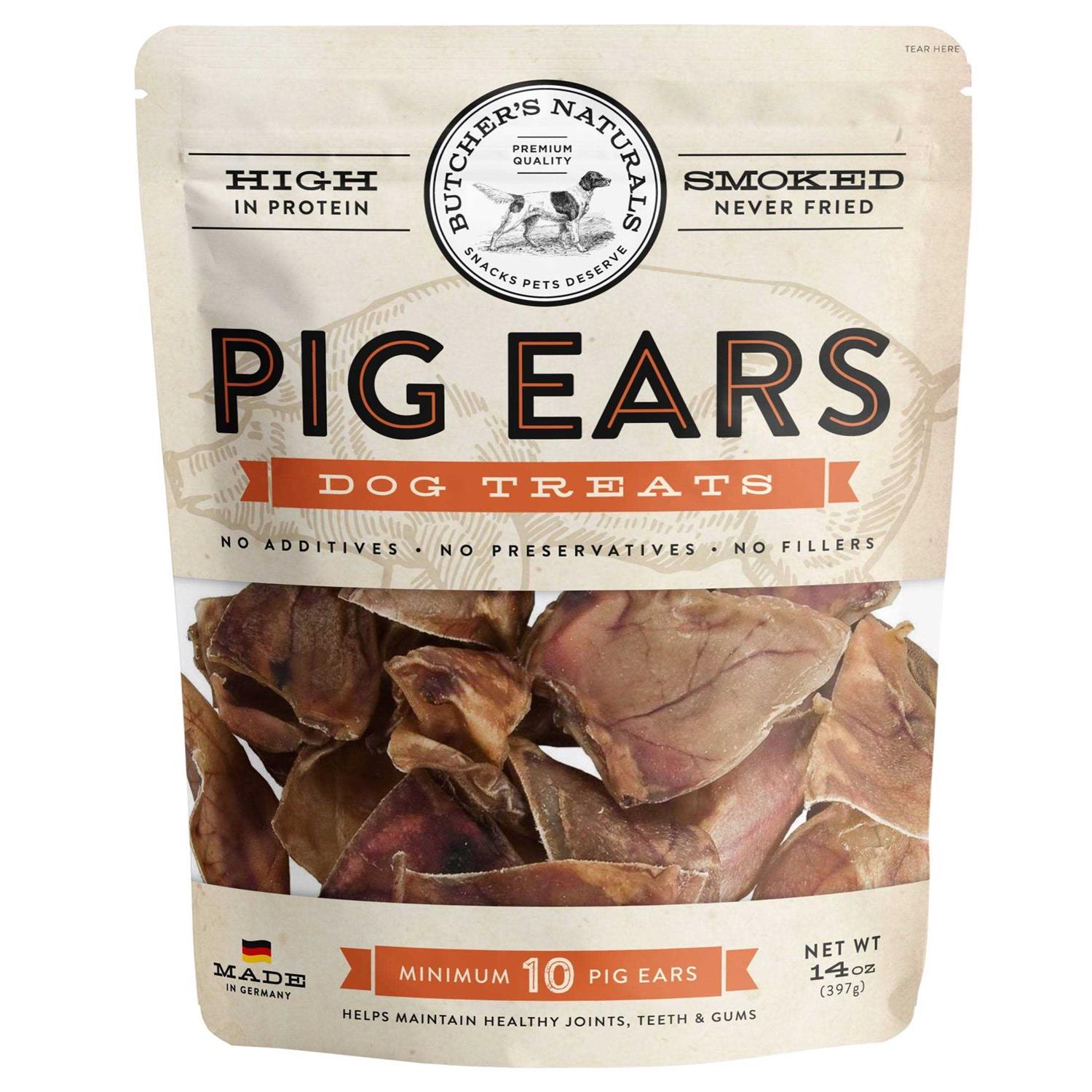 Butcher’s Naturals Pig Ears Dog Treats