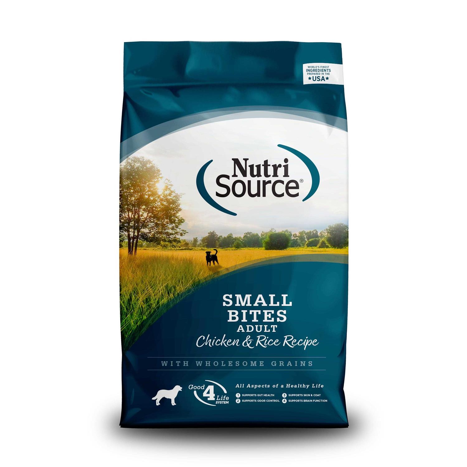 NutriSource Small Bites Adult Chicken & Rice Dry Dog Food