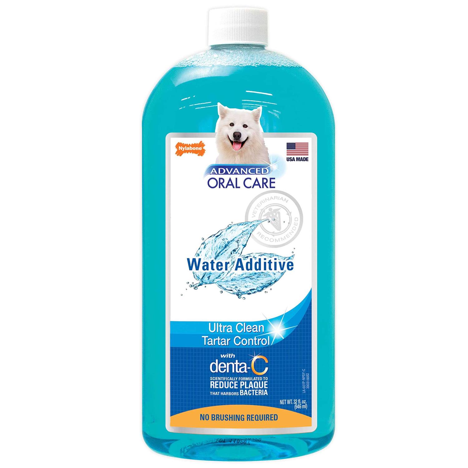 Nylabone Advanced Oral Care Liquid Tartar Remover Water Additive for Dogs