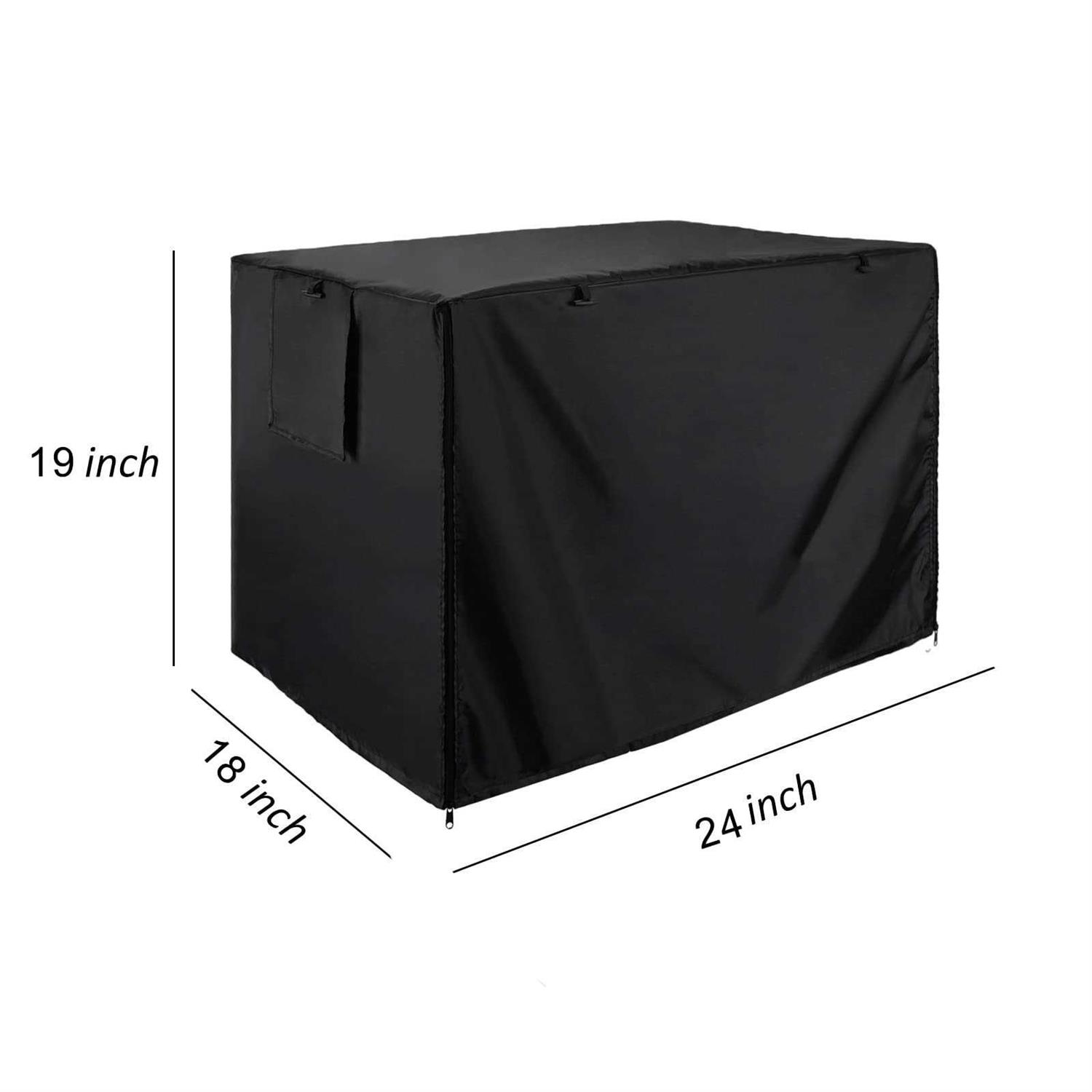 kefit Durable Dog Crate Cover-Double Door Pet Kennel Cover Waterproof Anti-UV Dog Cage Cover Fit for 24-54 inches Crate