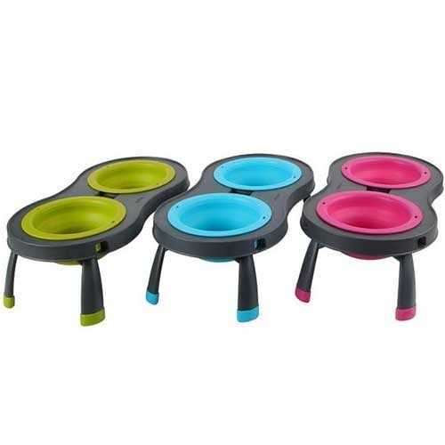 Dexas Popware Double Elevated Pet Feeder