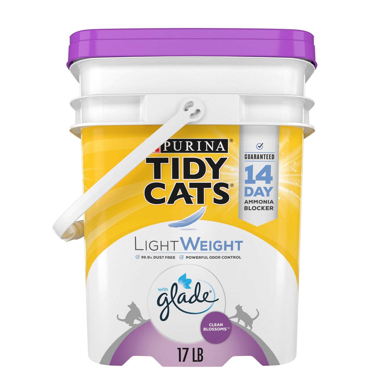 Tidy Cats LightWeight Low Dust Clumping Cat Litter Glade Clean Blossoms