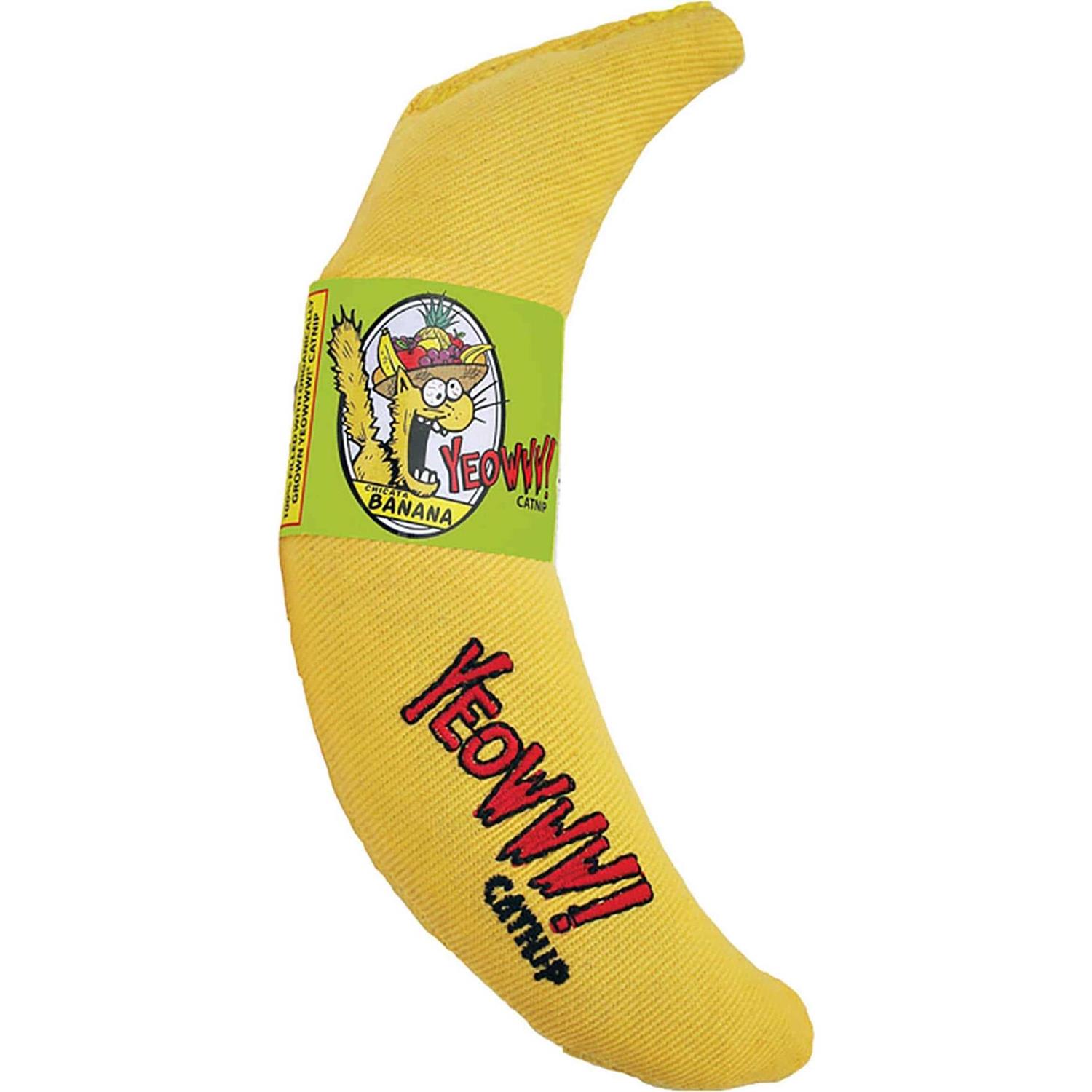 Yeowww! Banana Catnip Toy