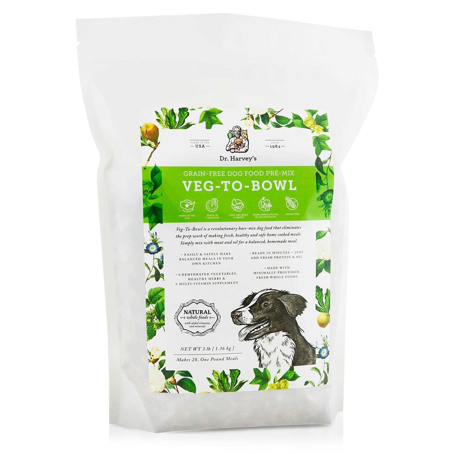 Dr. Harvey&s Veg-to-Bowl Grain-Free Dog Food Pre-Mix