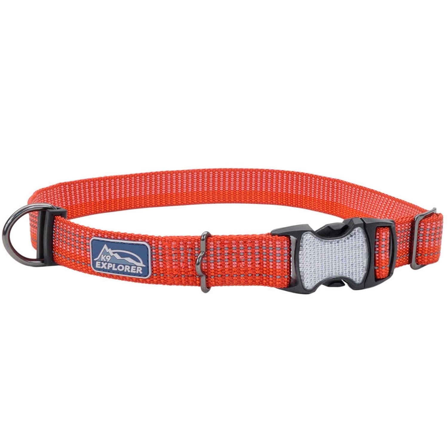 K9 Explorer Brights Reflective Adjustable Dog Collar