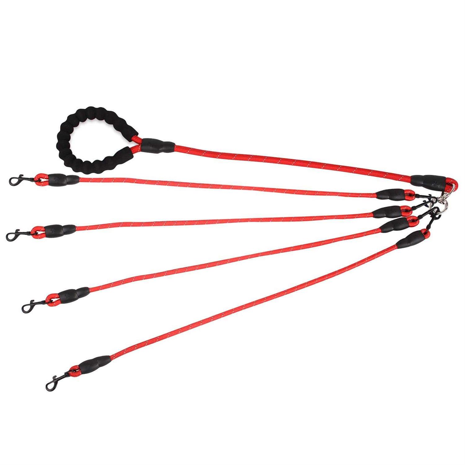 Greeney Way Dog Leash,No Tangle Multiple Dog Rope Leash Nylon Pet Straps for Dog Outdoor Walking