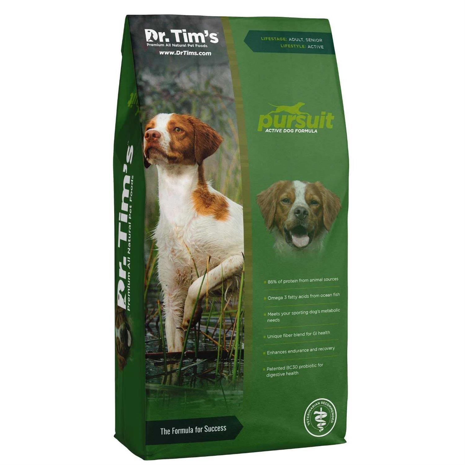 Dr. Tim’s Pursuit Active Dry Dog Food