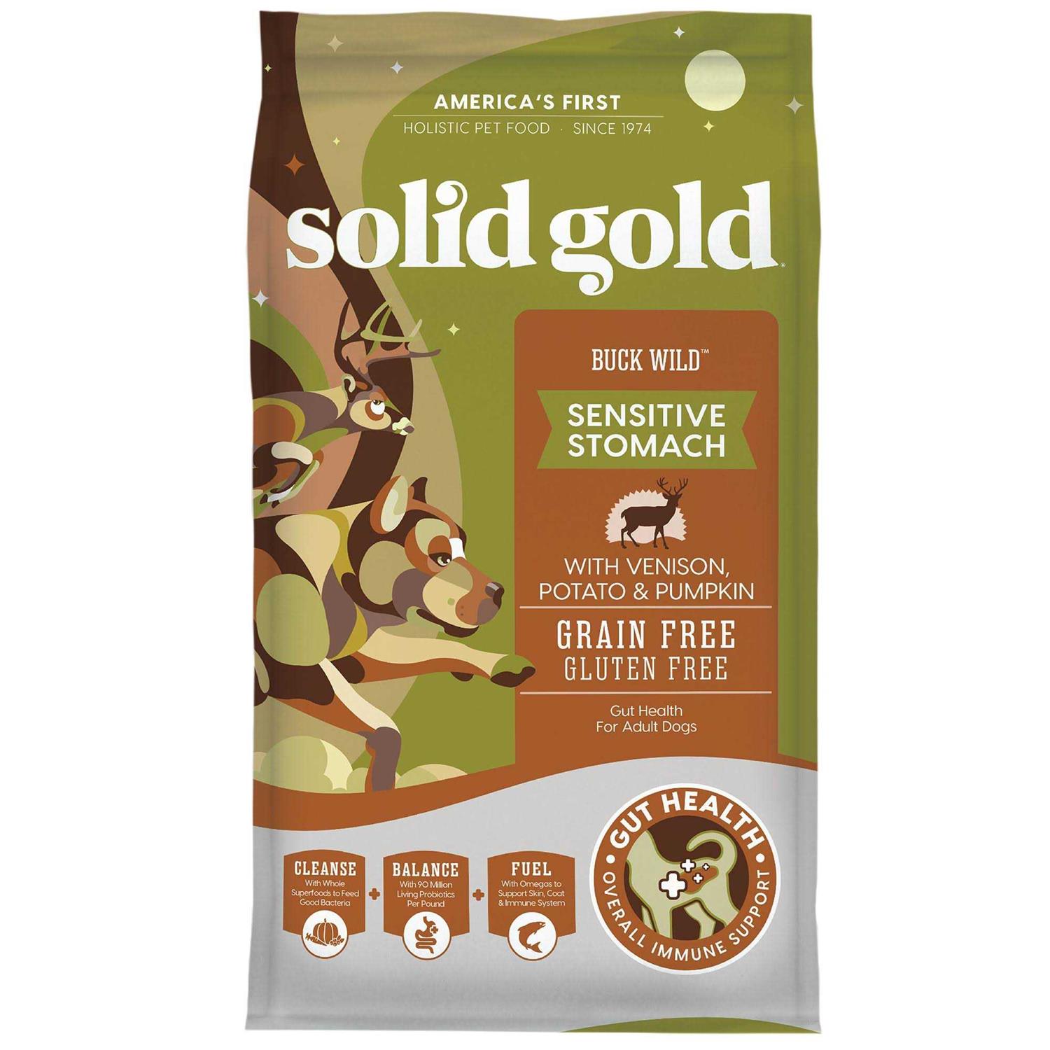 Solid Gold Grain-Free Venison Potato & Pumpkin Buck Wild Dry Dog Food