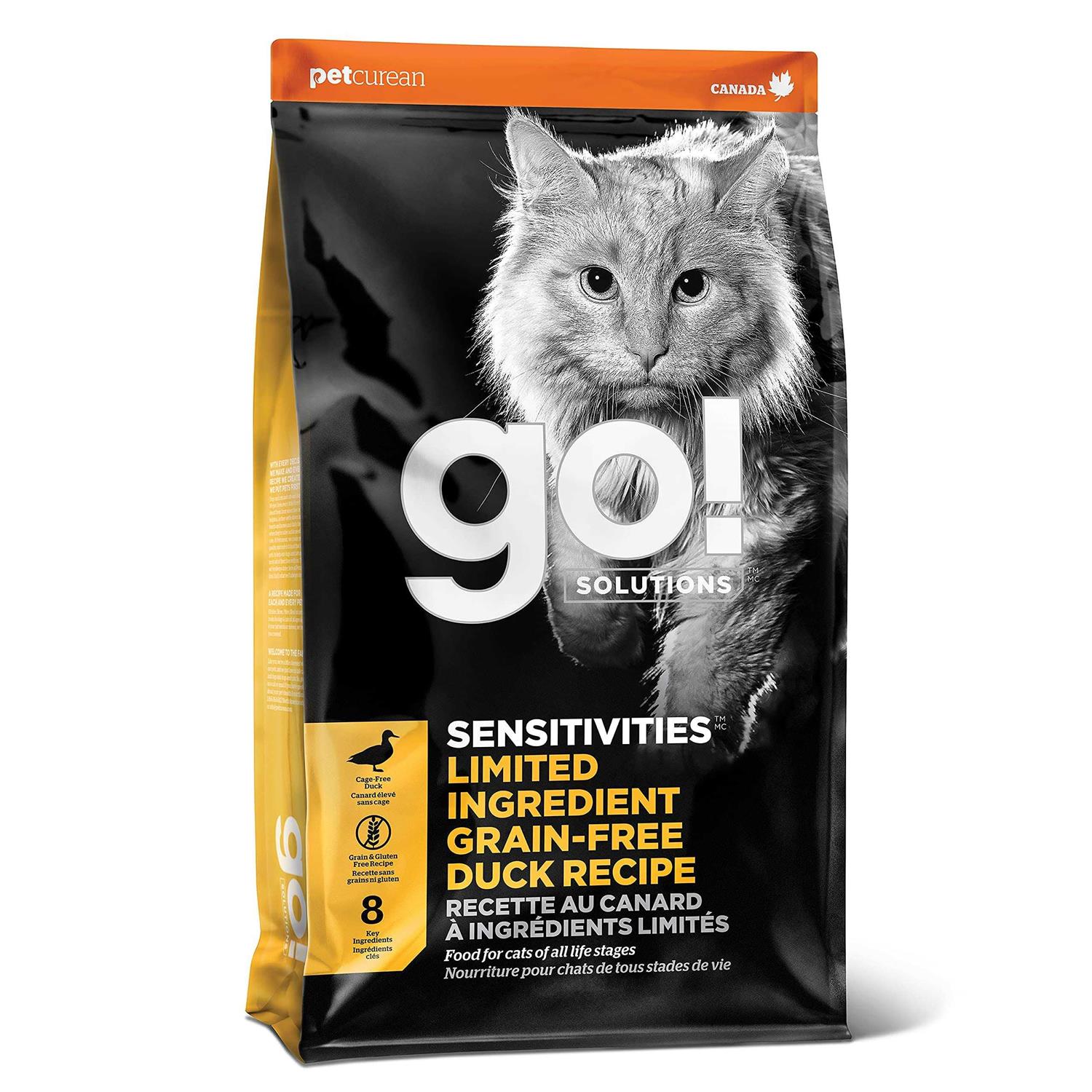Go! Solutions Sensitivities Limited Ingredient Duck Recipe Dry Cat Food