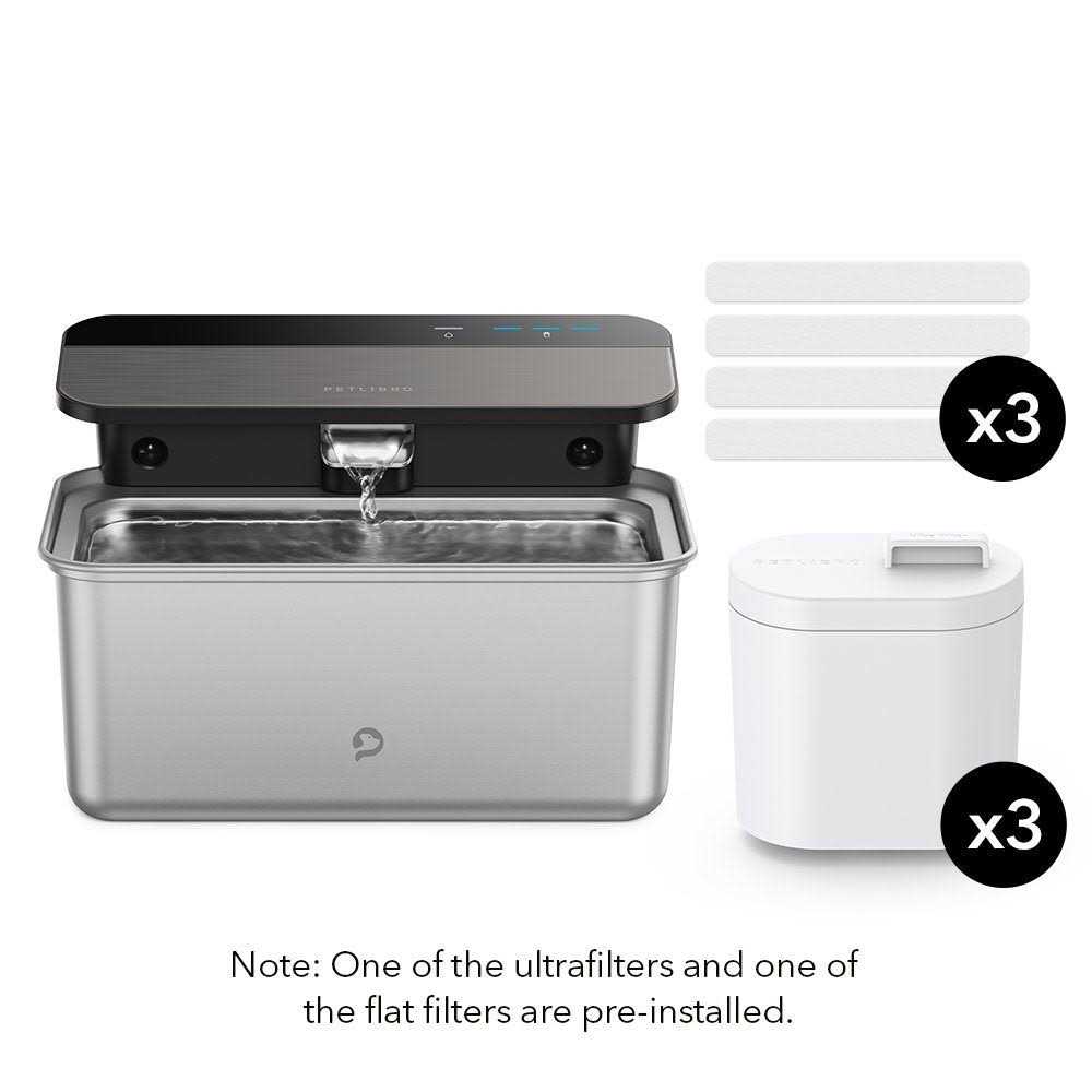 PETLIBRO Glacier Ultrafiltration Stainless Steel Pet Water Fountain