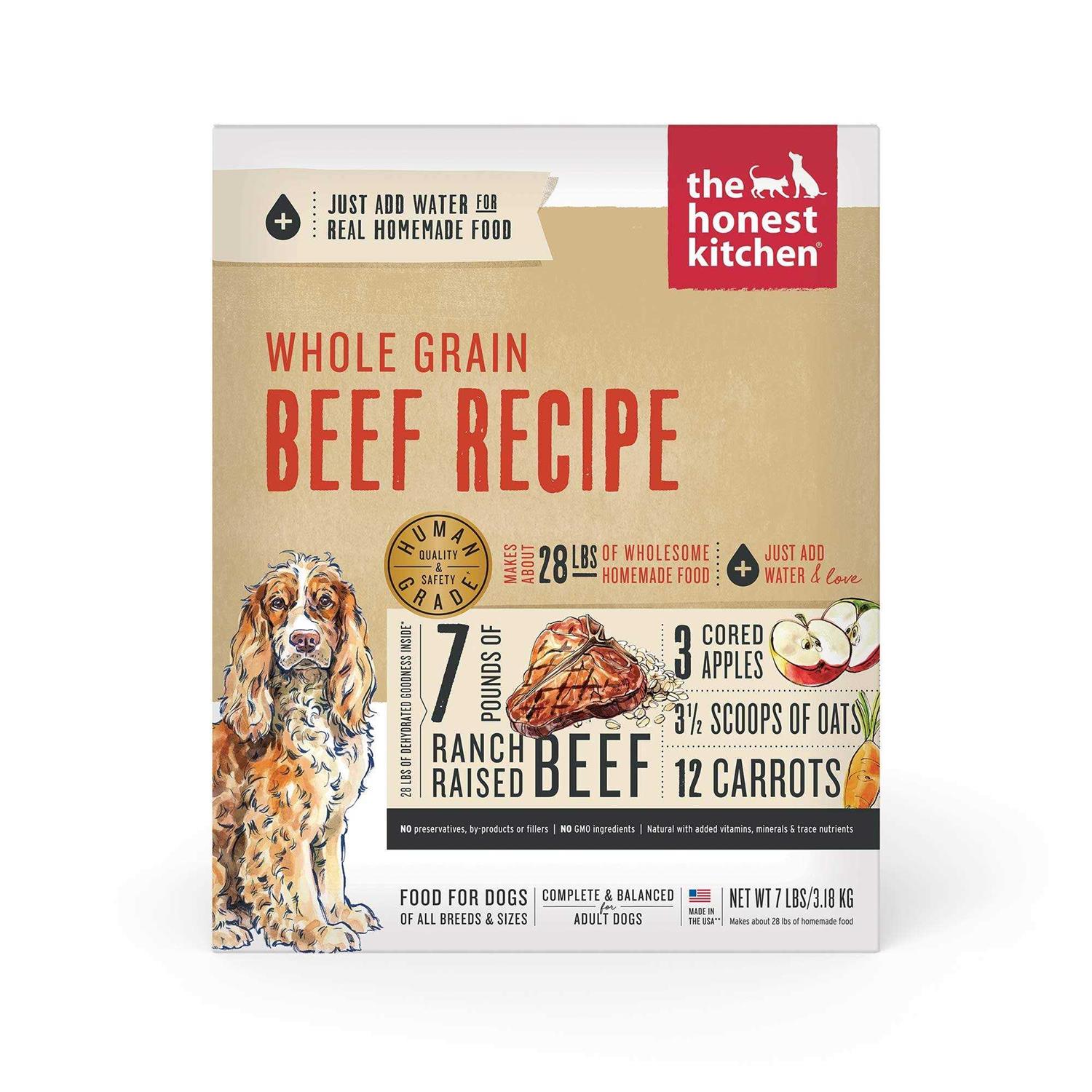 The Honest Kitchen Dehydrated Whole Grain Beef Dog Food