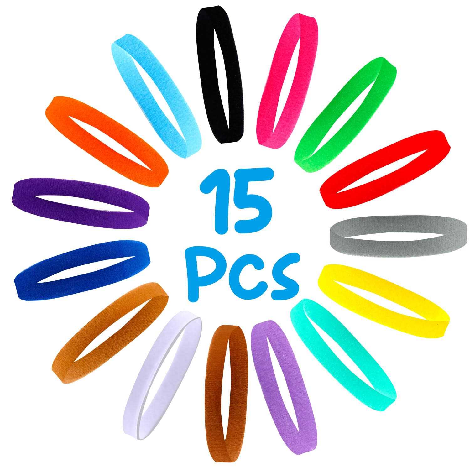 Puppy Whelping Collars Uiuix 15 Colors Puppy ID Collars Double-Sided Soft Adjustable ID Bands for Newborn Pet Dog Cat