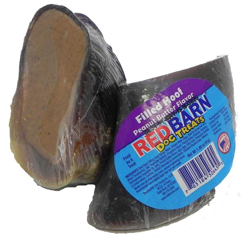 Redbarn Peanut Butter Filled Hoof Dog Treat