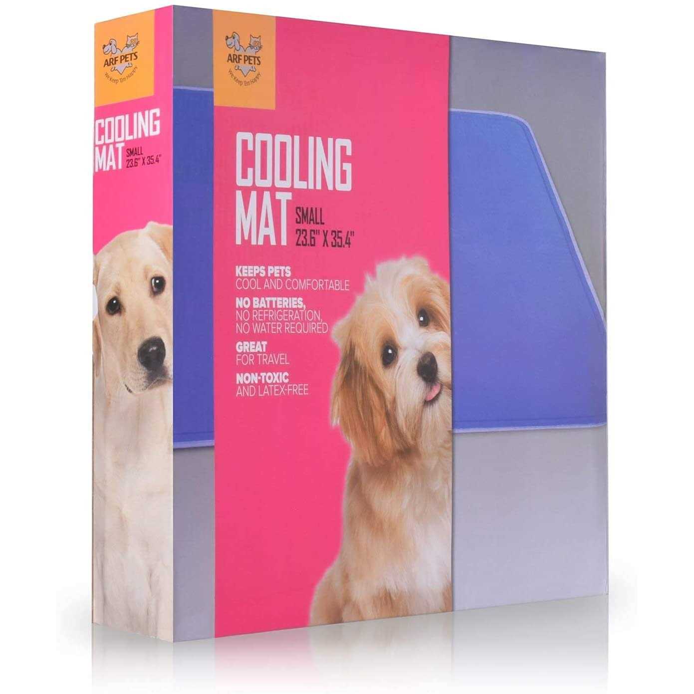 Arf Pets Pet Dog Self Cooling Mat Pad for Kennels Crates and Beds