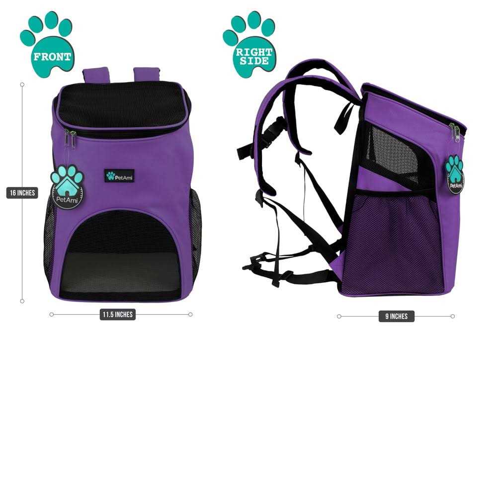 PetAmi Premium Pet Carrier Backpack for Small Cats and Dogs