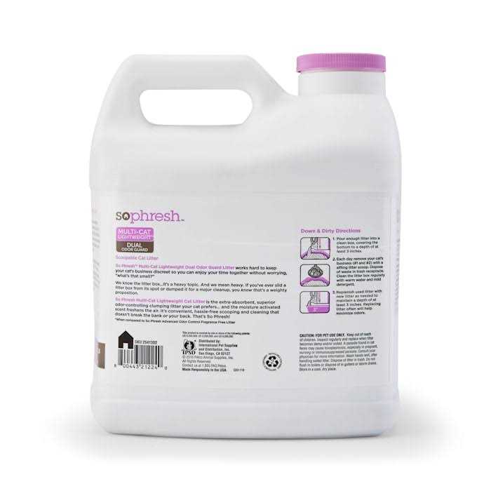 So Phresh Multi-Cat Lightweight Dual Odor Guard Litter