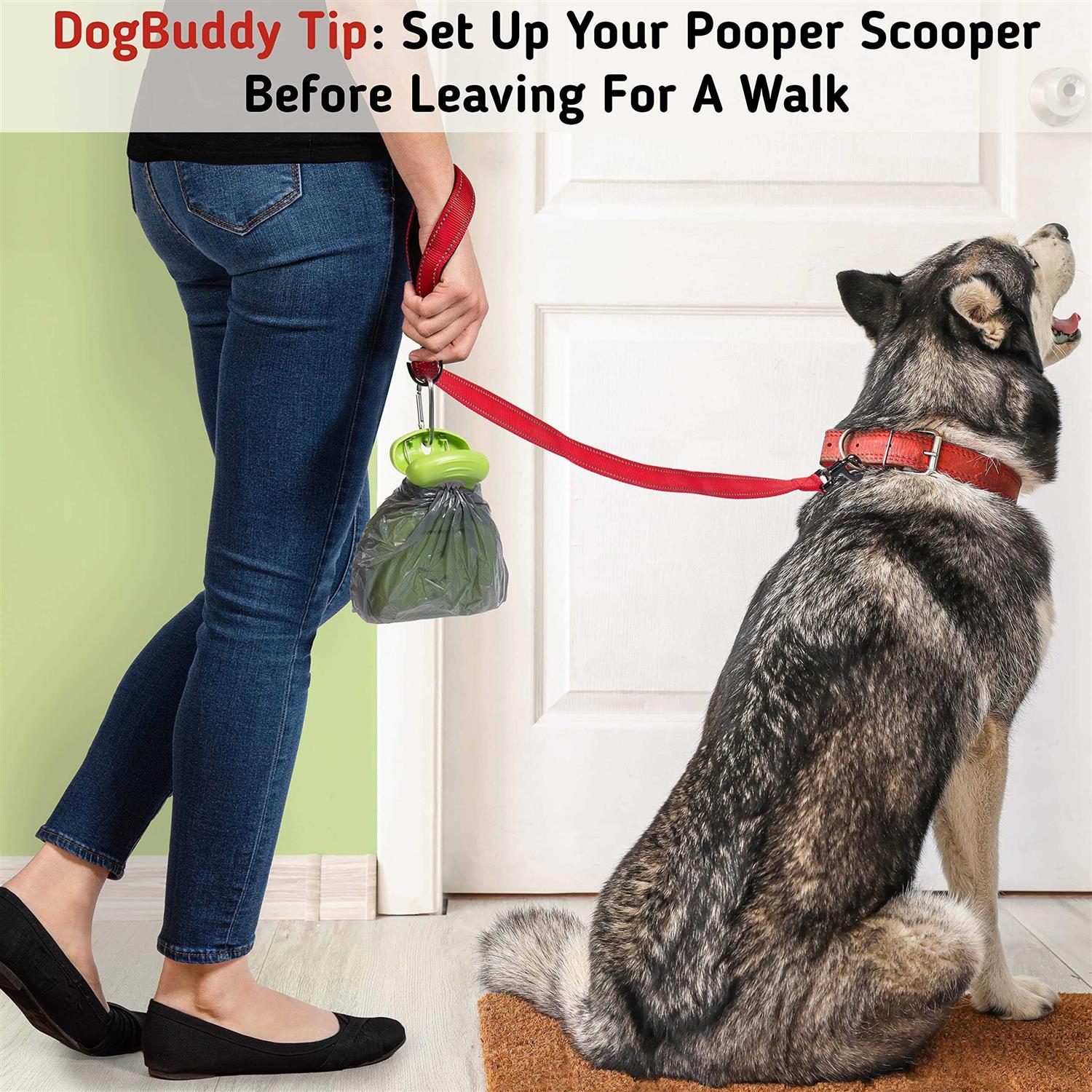 DogBuddy Pooper Scooper, Portable Dog Pooper Scooper, Poop Scoop for Small and