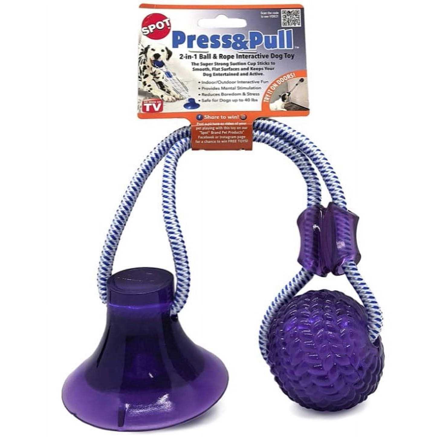 Spot Press and Pull Interactive Dog Toy