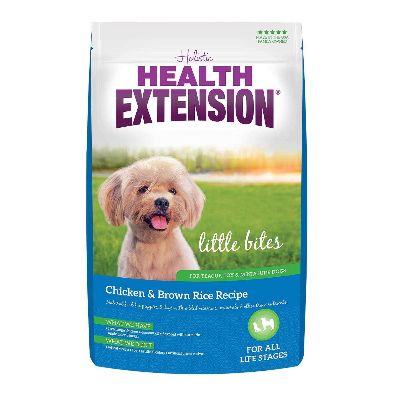 Health Extension Little Bites Chicken & Brown Rice Dry Dog Food