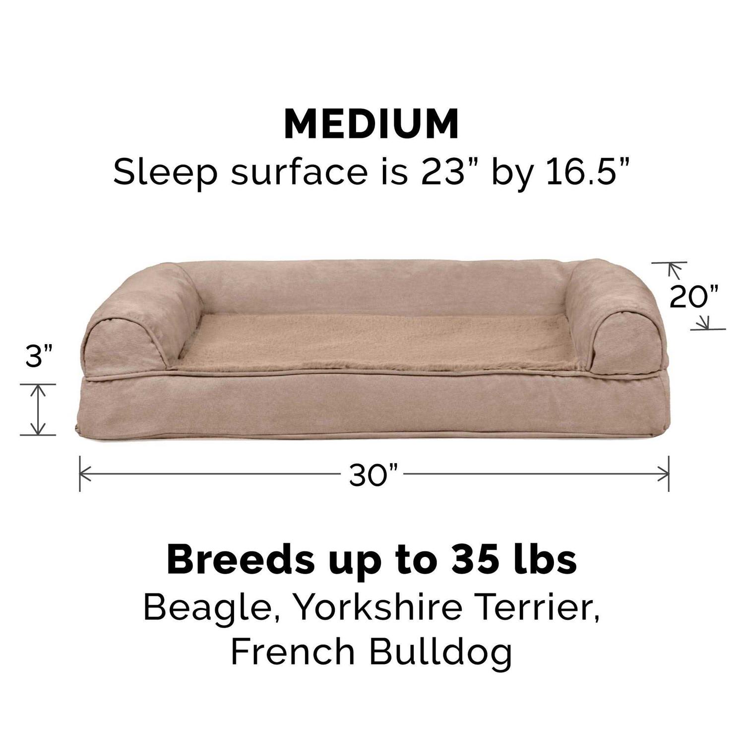 FurHaven Orthopedic Sofa Pet Bed Dog