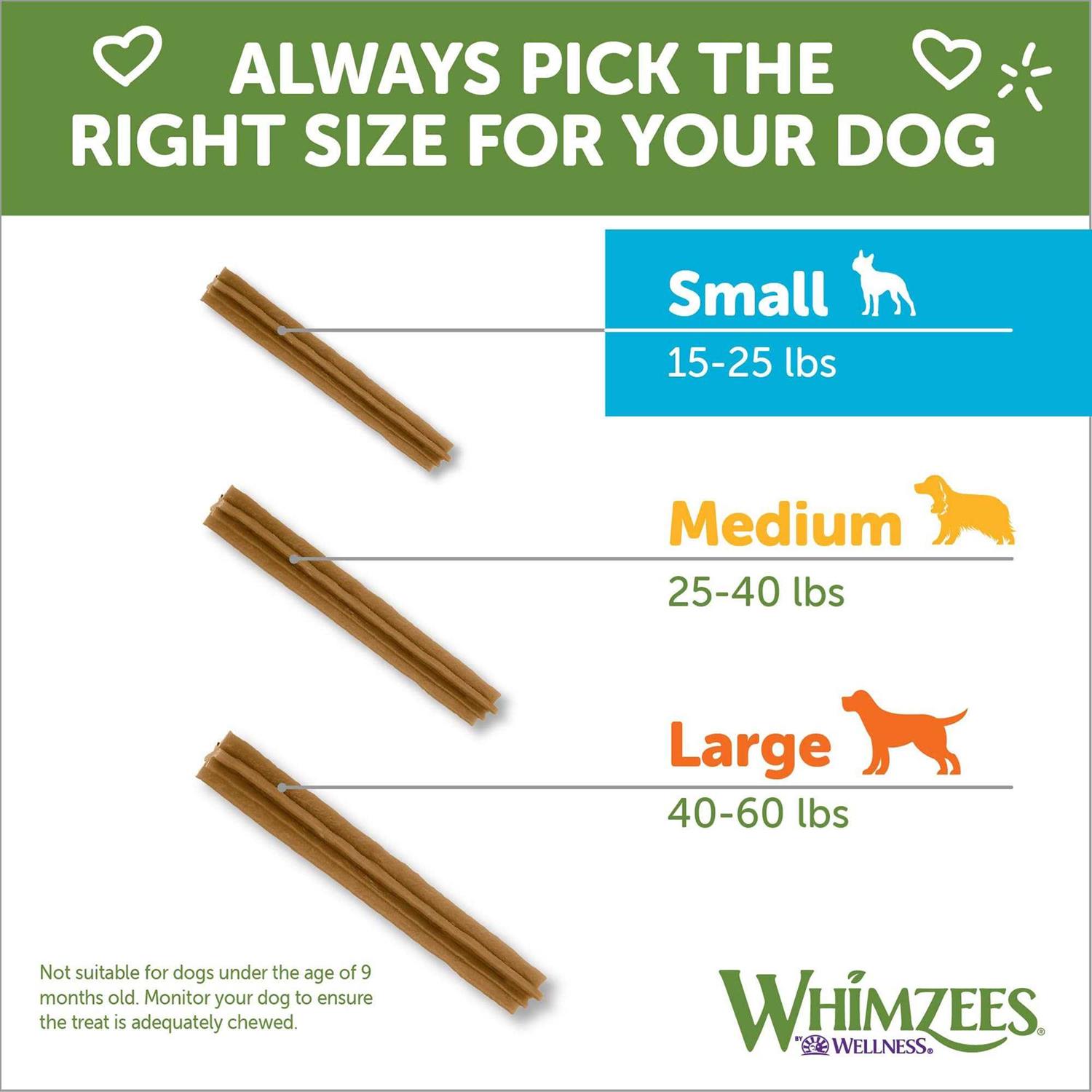Whimzees Variety Pack Dental Dog Treats Small