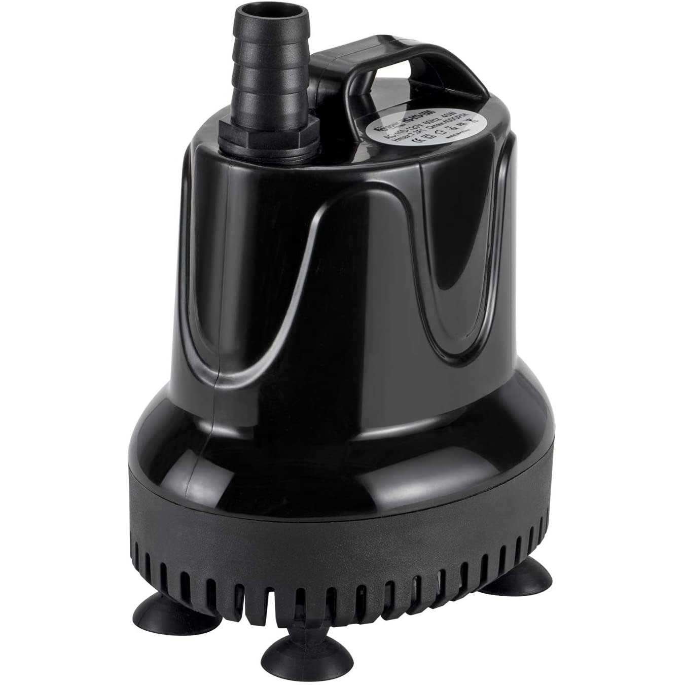 Hygger 660 Gph Quick Water Change Aquarium Pump Submersible Fountain Water Pump Fish Tank Pond Drain Transfer Pump With 2 Adaptors