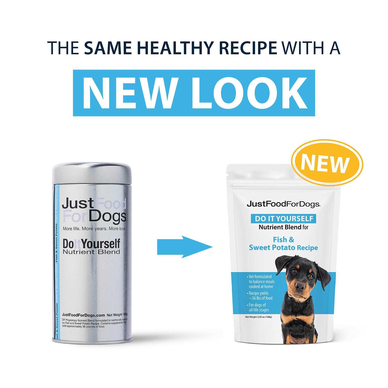 JustFoodForDogs DIY Nutrient Blend for Homemade Dog Food