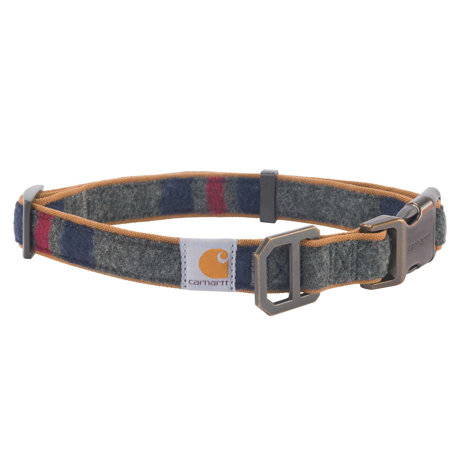 Carhartt Nylon Dog Collar Duck Blanket Stripe