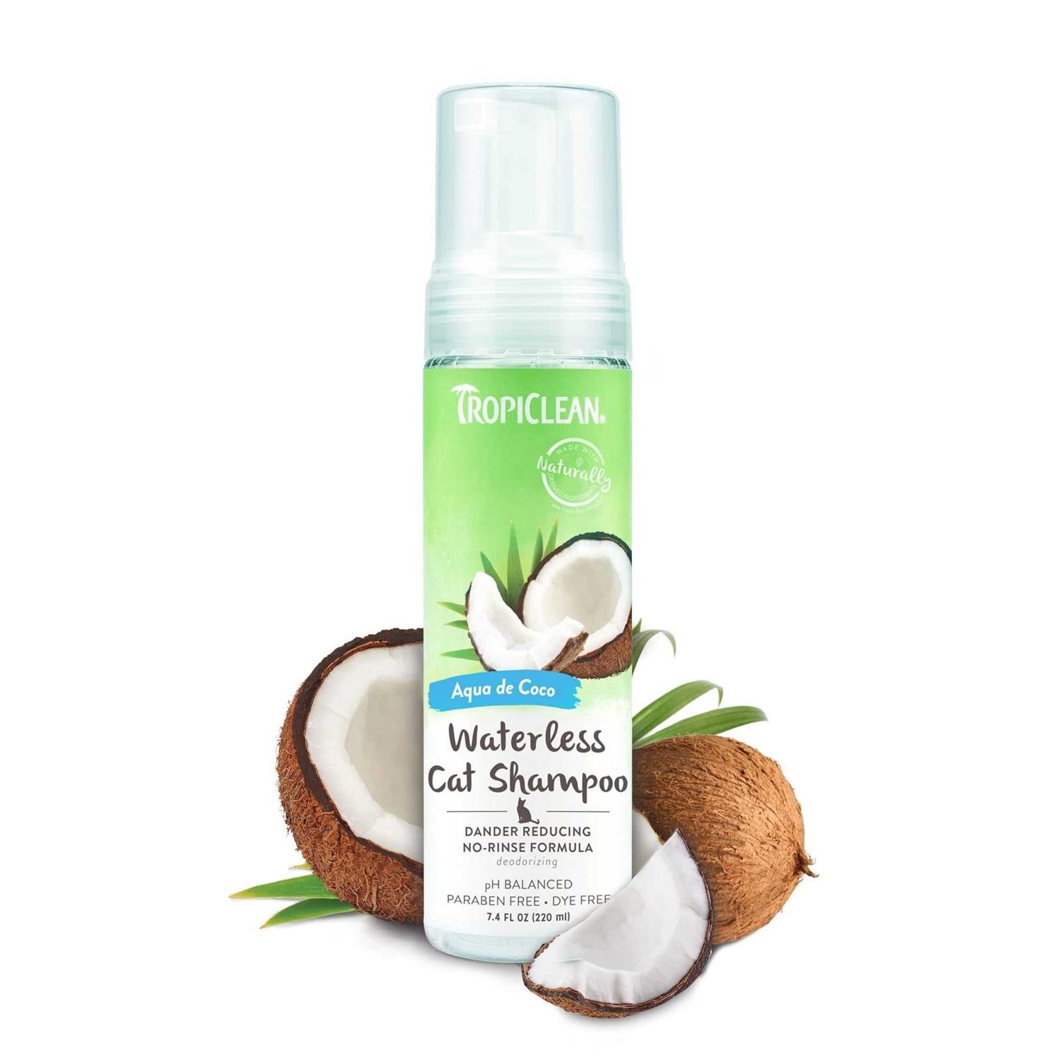 Tropiclean Dander Reducing Waterless Cat Shampoo