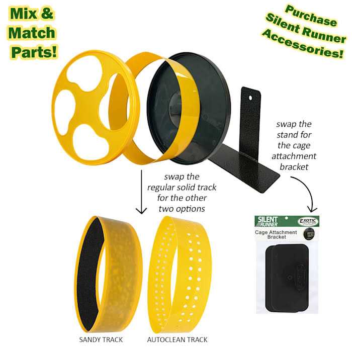 Exotic Nutrition Silent Runner Small Animal Exercise Wheel