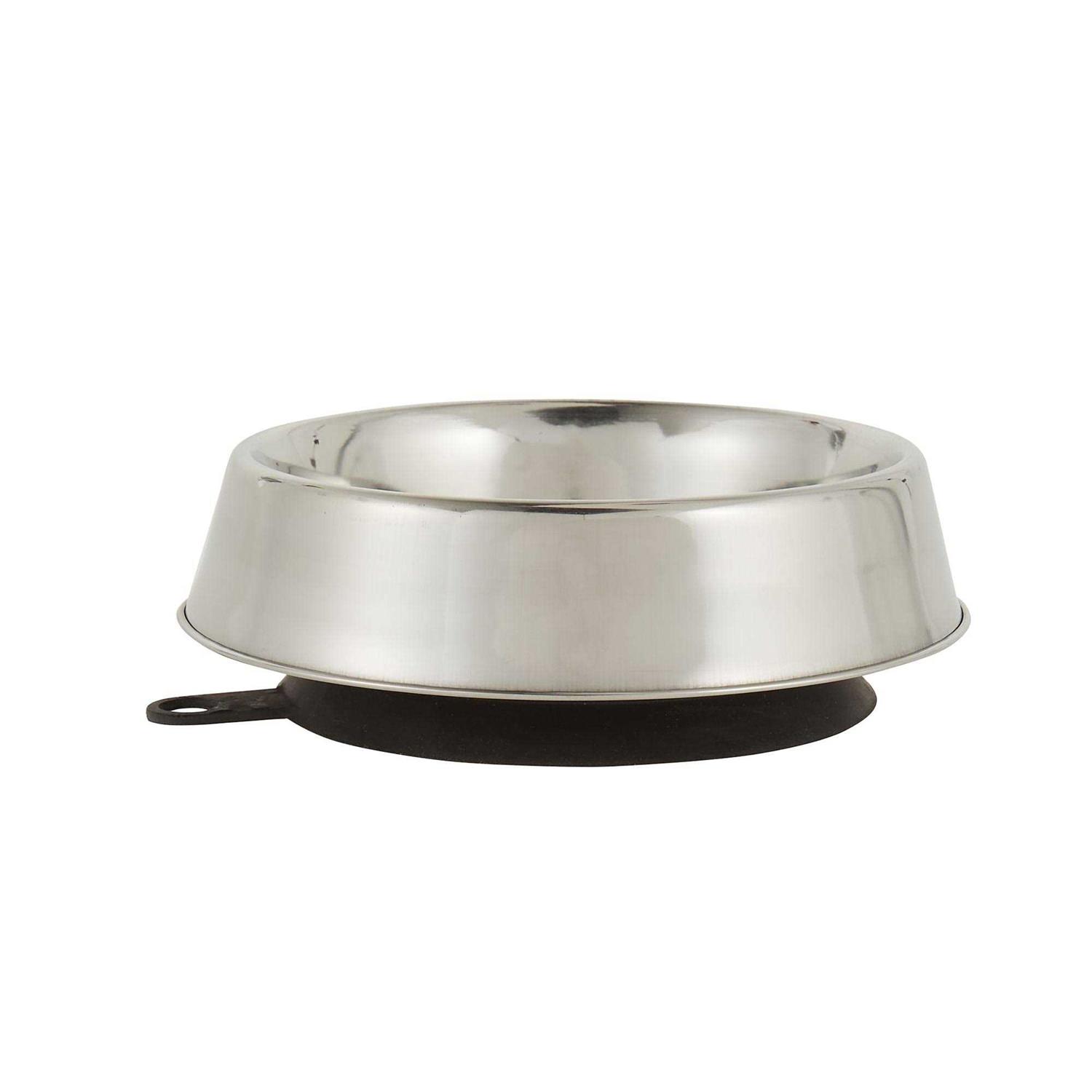 Top Paw Stainless Steel Suction Base Dog Bowl