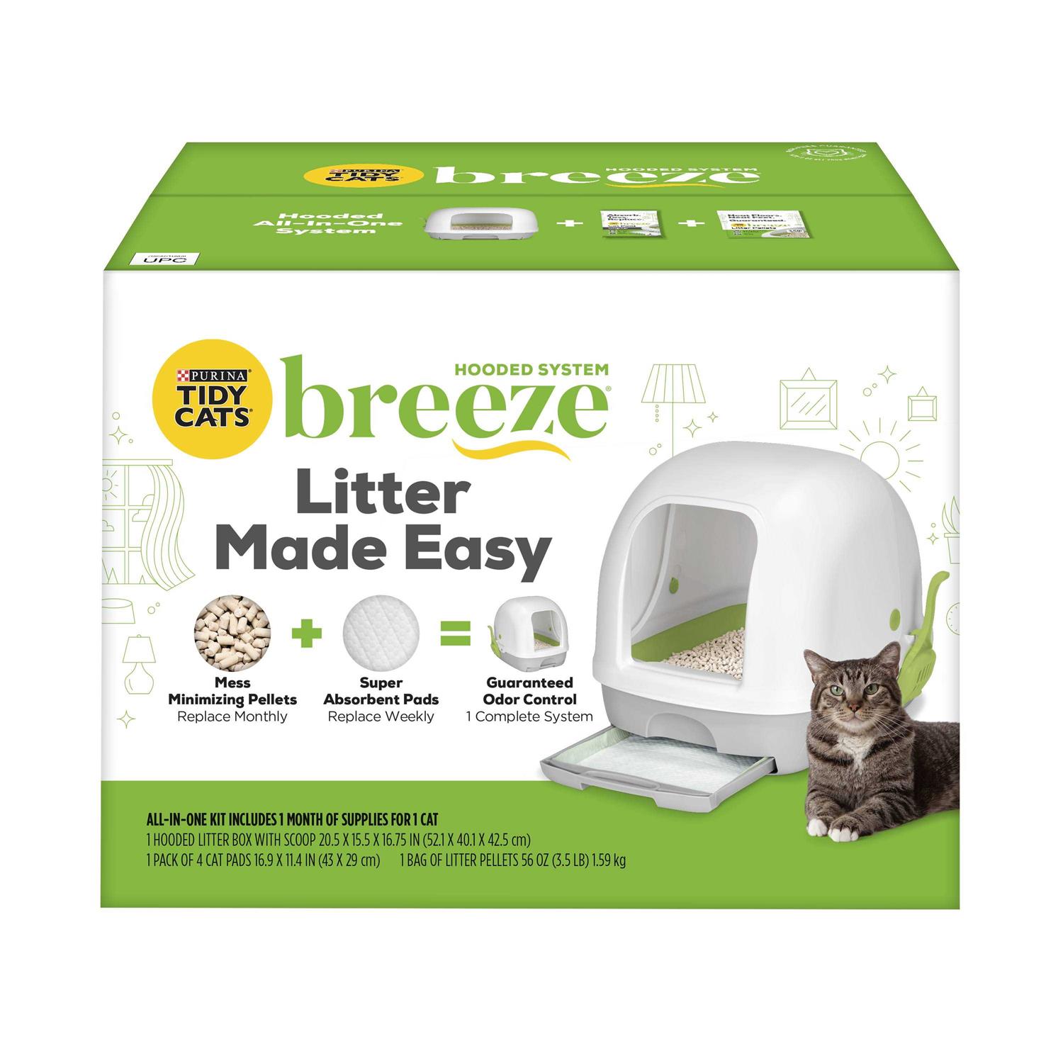 Purina Tidy Cats Breeze Hooded Litter Box System