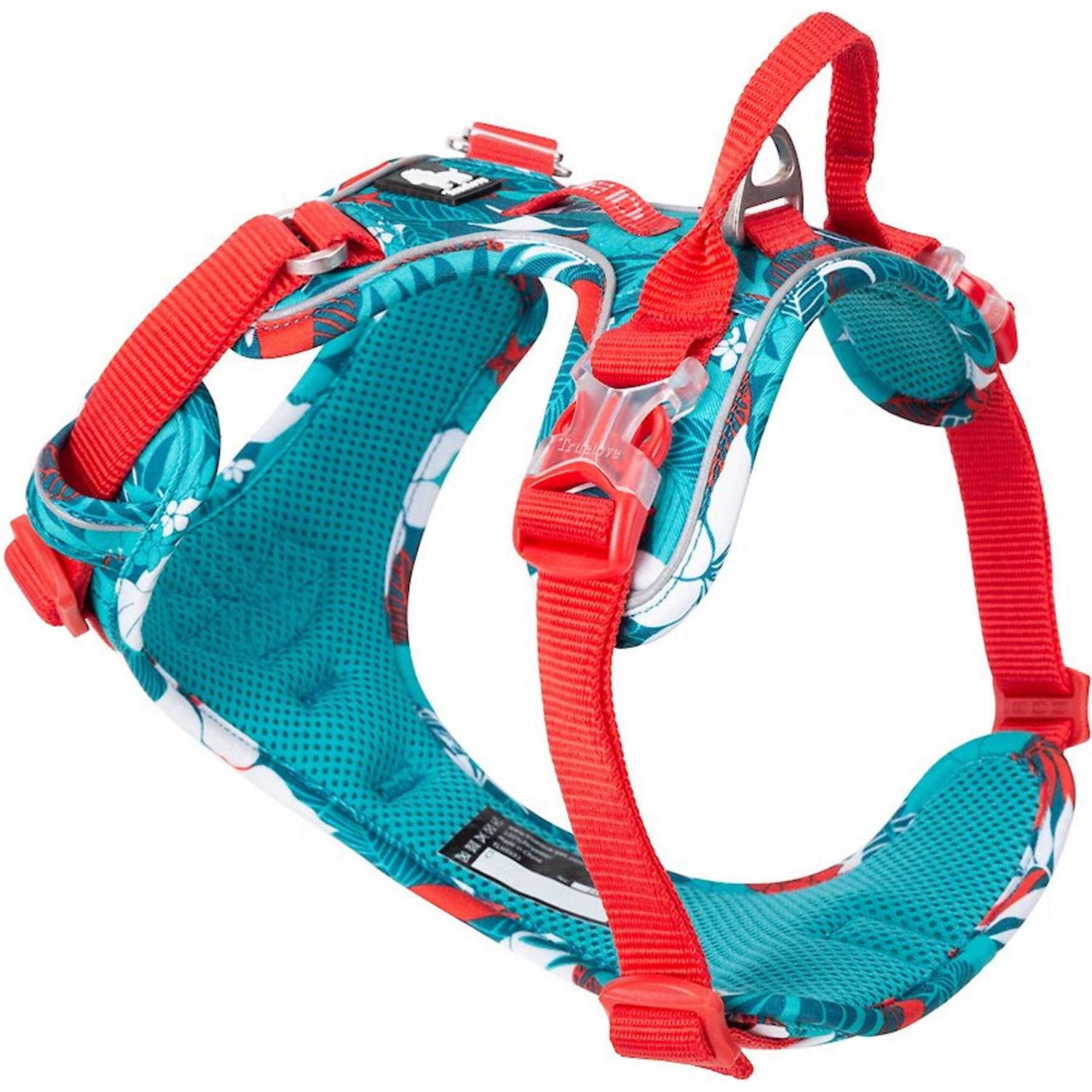 Chai’s Choice Premium Tropic Thunder Edition Dog Harness No Pull Dog Harness with Quick-Release Neck Strap for All Sized Dogs