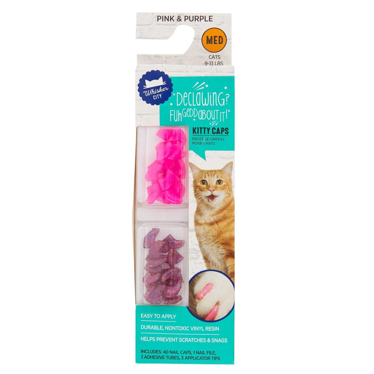 Whisker City Cat Kitty Caps Nail Covers