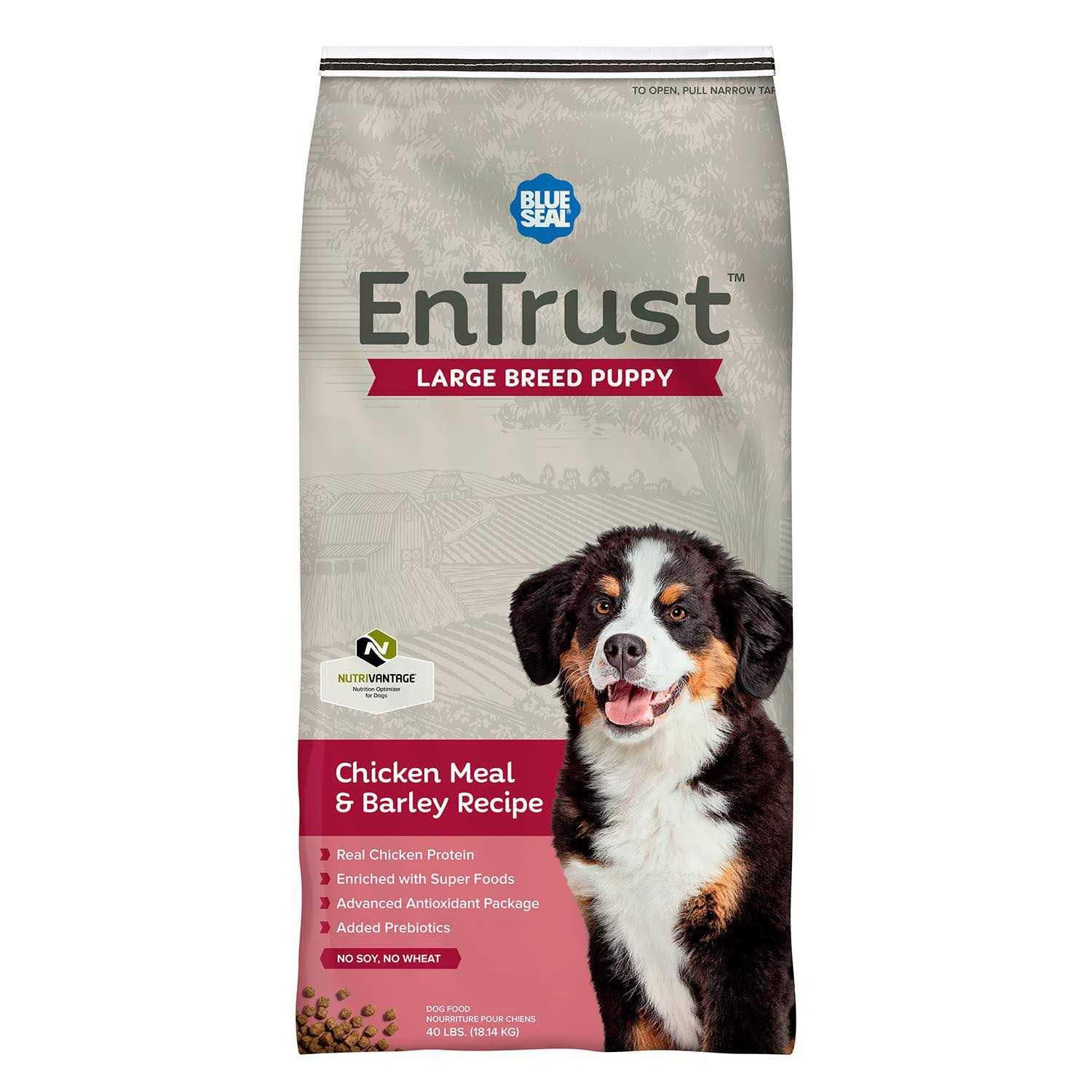 Entrust Large Breed Puppy Chicken Meal & Barley Recipe