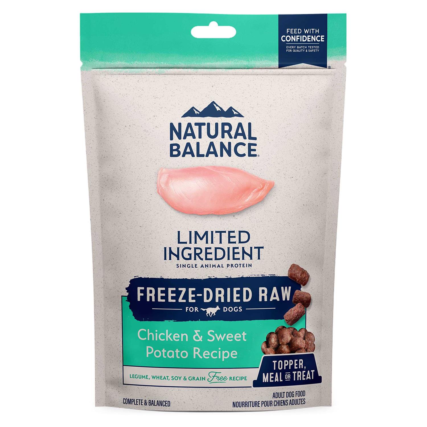 Natural Balance Limited Ingredient Freeze Dried Chicken & Sweet Potato Dog Food