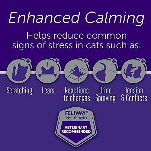 Feliway Optimum Enhanced Calming Pheromone 30 Day Cat Diffuser Refill