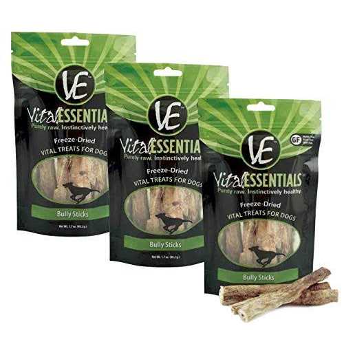 Vital Essentials Bully Sticks Freeze-Dried Dog Treats
