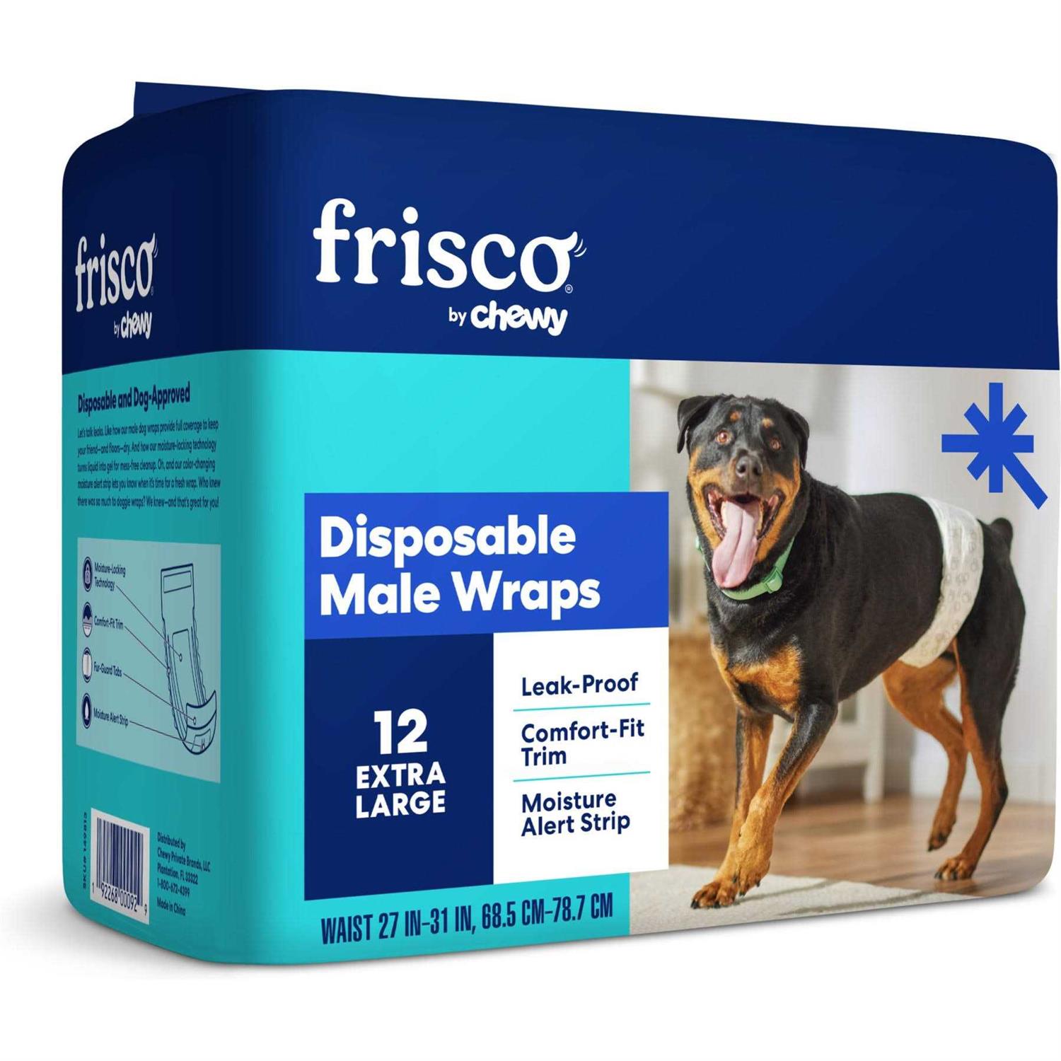 Frisco Disposable male Dog Wraps