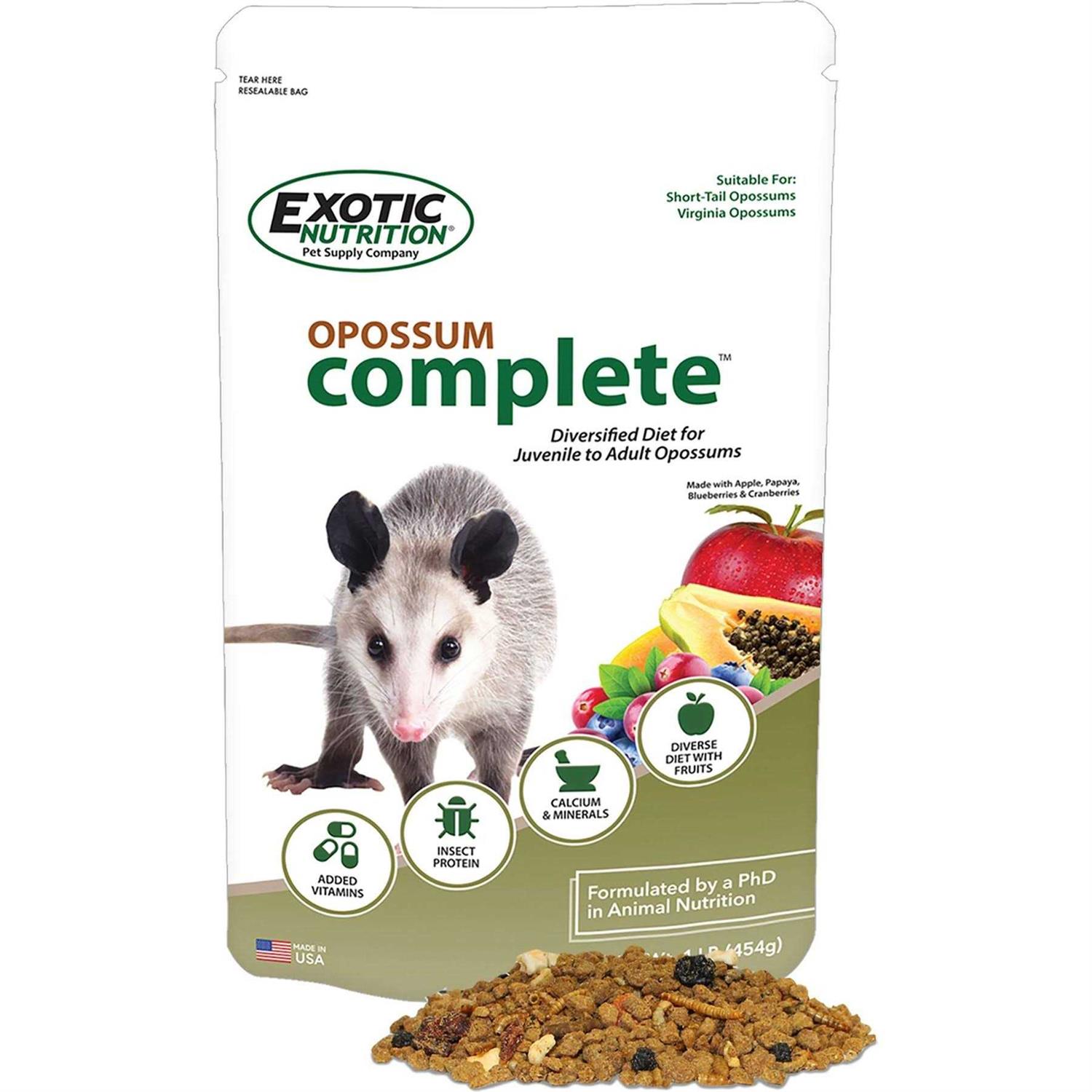 Exotic Nutrition Opossum Complete Food
