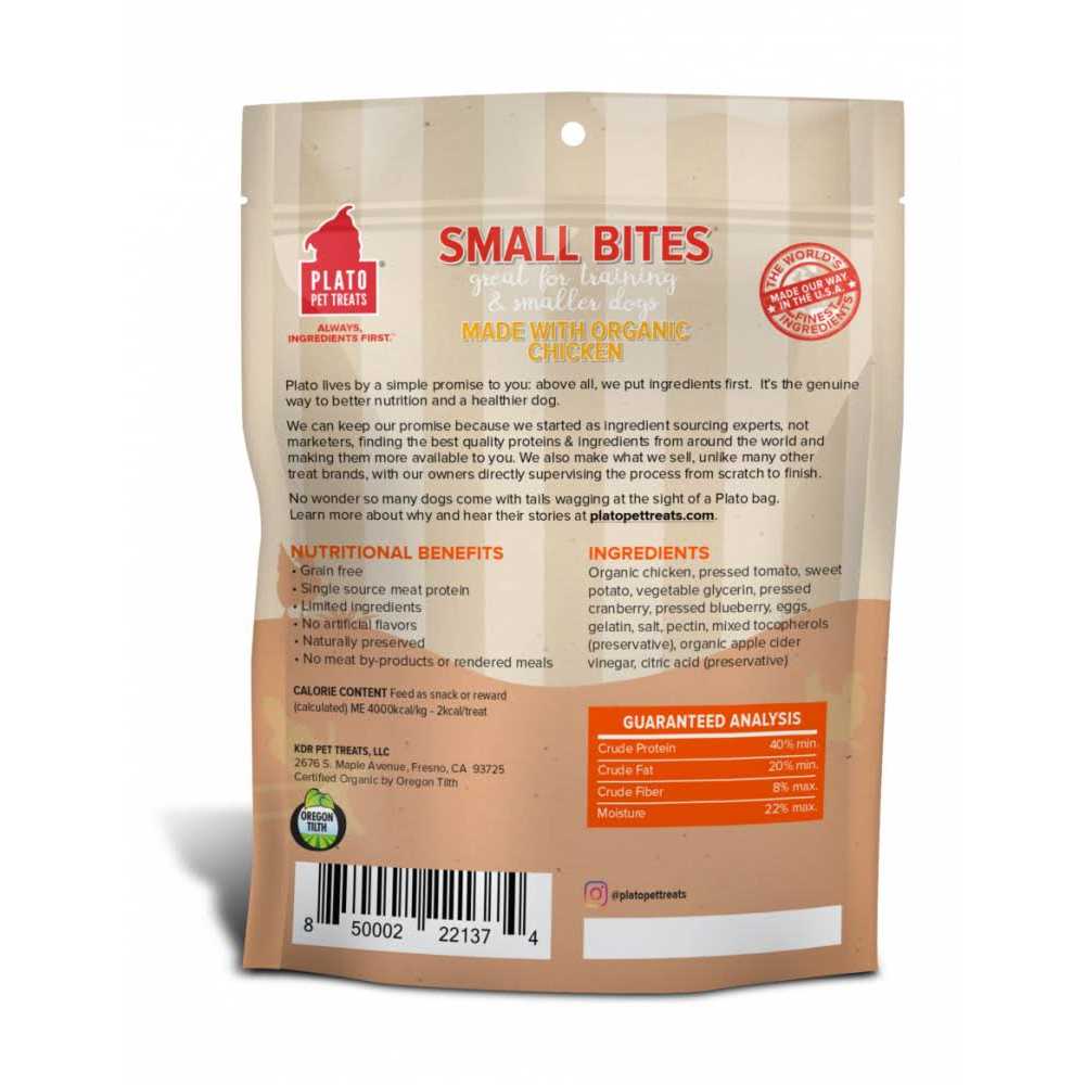 Plato Small Bites Dog Treats