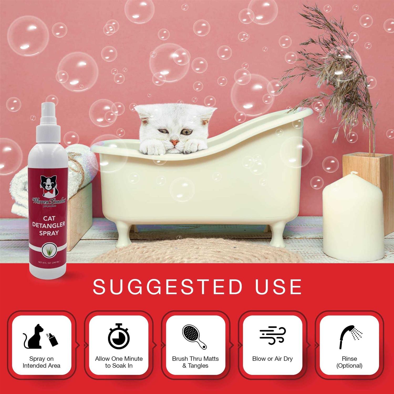 Warren London Cat Detangler Spray