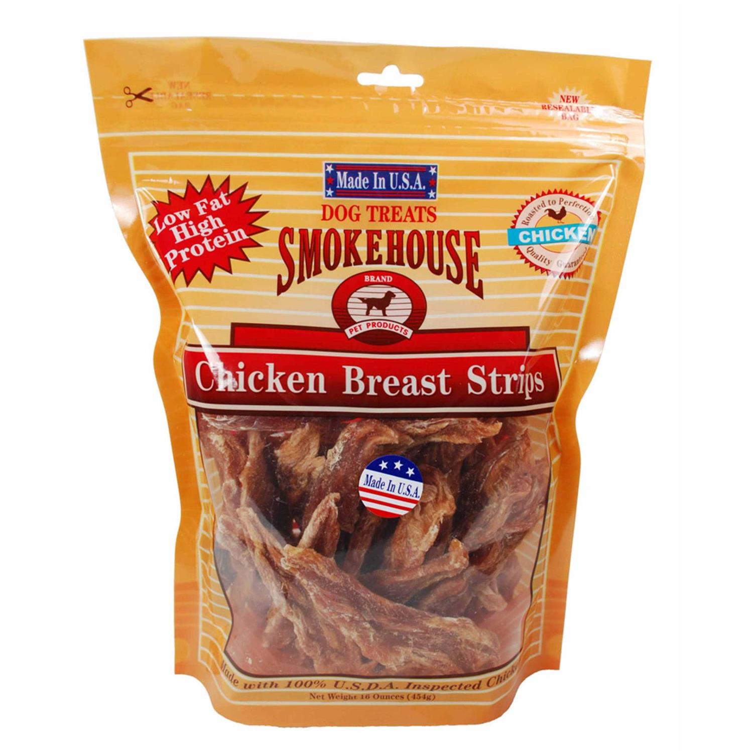 Smokehouse Chicken Breast Strips Dog Treats