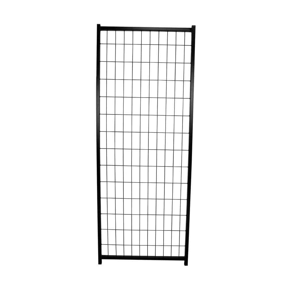Black Metal Replacement Panel for 4 ft. x 4 ft. x 6 ft. and 4 ft. x 8 ft. x 6 ft. Welded Wire Kennel