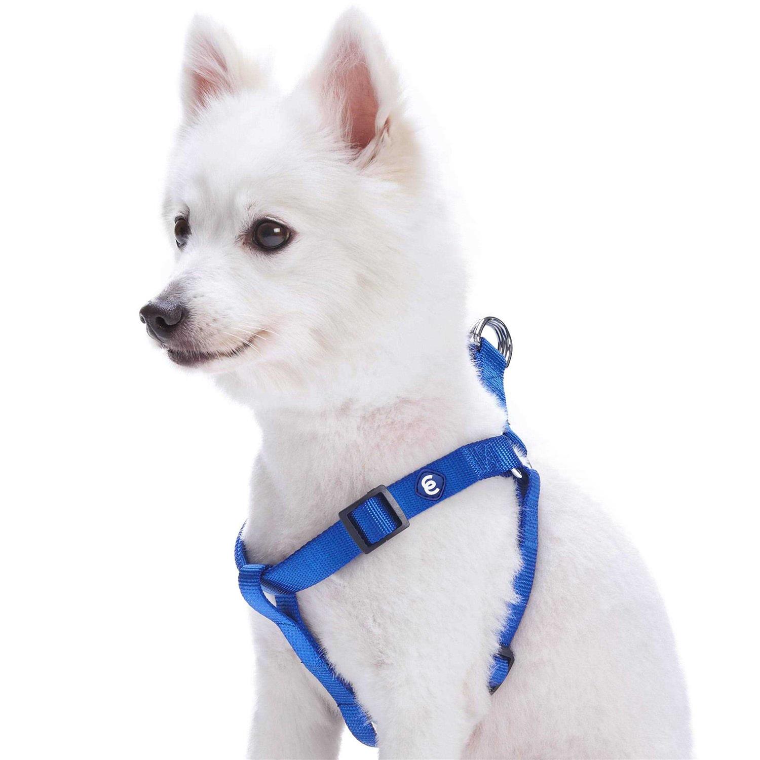 Blueberry Pet Essentials Classic Durable Solid Nylon Step-In Dog Harness