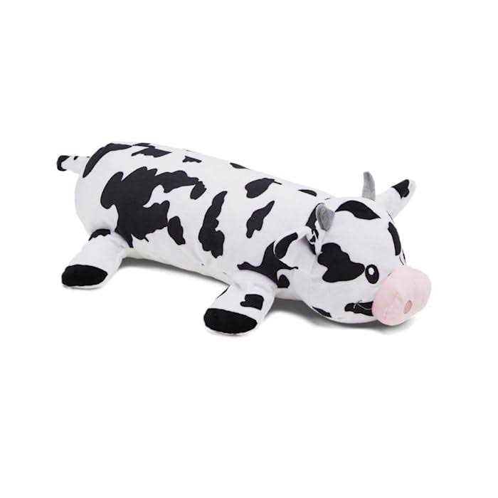 Leaps & Bounds Cow Plush Dog Toy